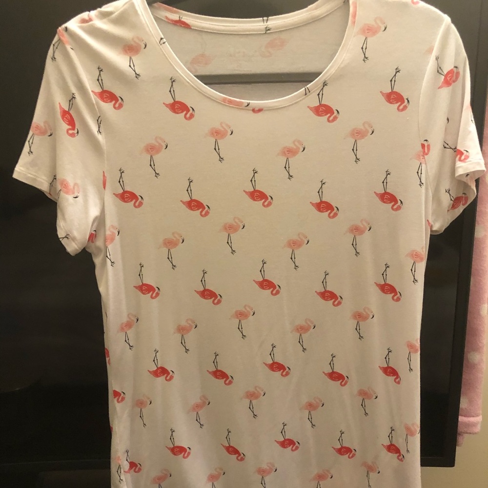 Flamingo Pattern Top
